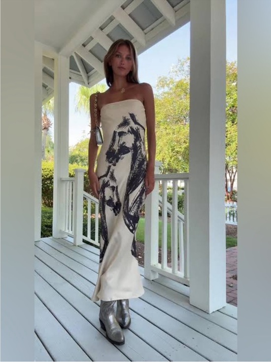 Anthropologie Dresses & Skirts - Anthropologie Conditions Apply Chloe Horse Print Maxi Slip Dress